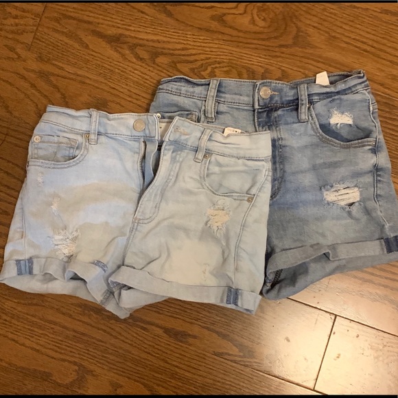 Garage High Rise Distressed Jean Short Bundle - Picture 3 of 7